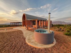 View of The Hare unit's outdoor space