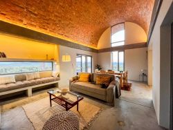 The Hare unit: open plan living area